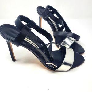 Manolo Blahnik Black Leather Pumps